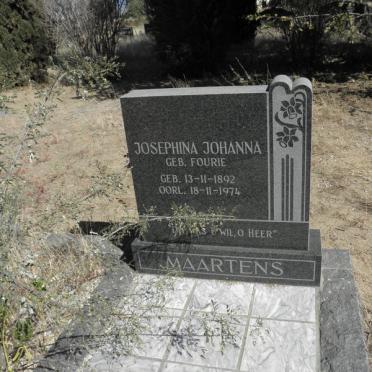 MAARTENS Josephina Johanna nee FOURIE 1892-1974