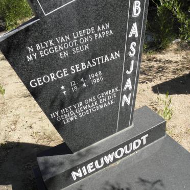 NIEUWOUDT George Sebastiaan 1948-1986