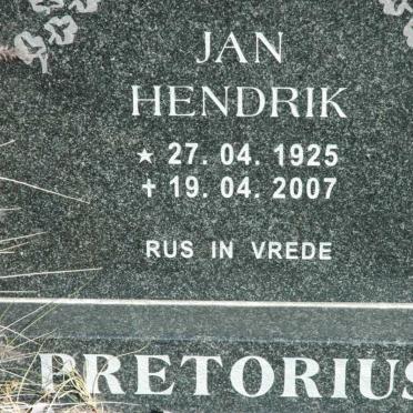 PRETORIUS Jan Hendrik 1925-2007