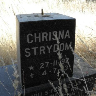 STRYDOM Chrisna 1992-1993