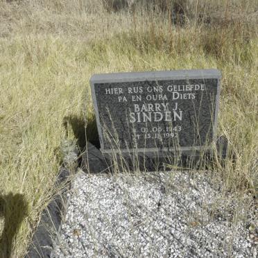 SINDEN Barry J. 1943-1992