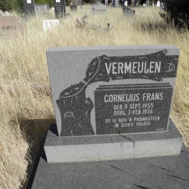 VERMEULEN Cornelius Frans 1955-1976