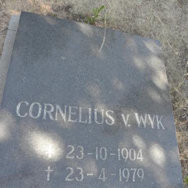 WYK Cornelius, v. 1904-1979