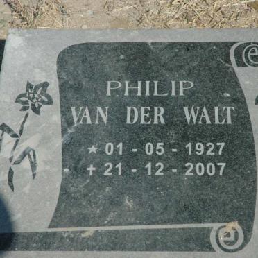 WALT Philip, van der 1927-2007