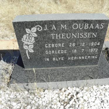 THEUNISSEN J.A.M. 1904-1972