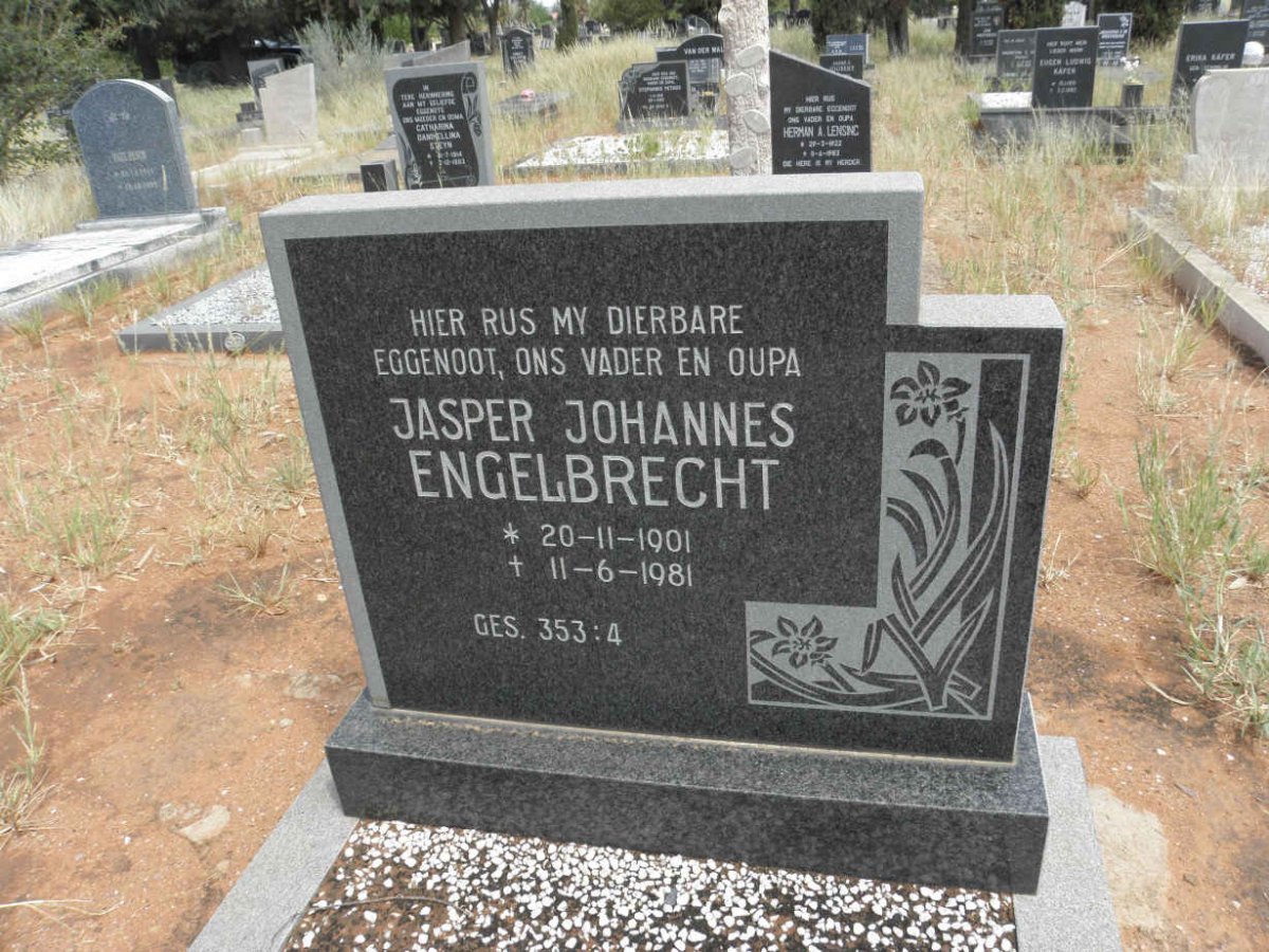 ENGELBRECHT Jasper Johannes 1901-1981