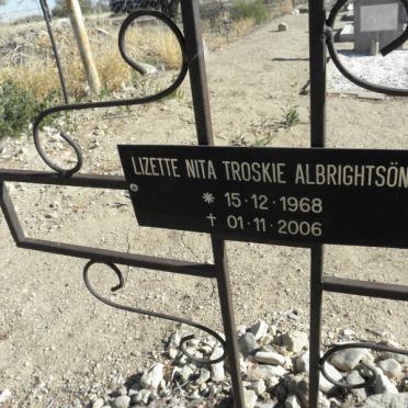 ALBRIGHTSON Lizette Nita Troskie 1968-2006