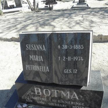 BOTMA Susanna Maria Petronella 1885-1974
