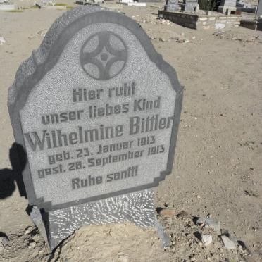 BITTLER Wilhelmine 1913-1913