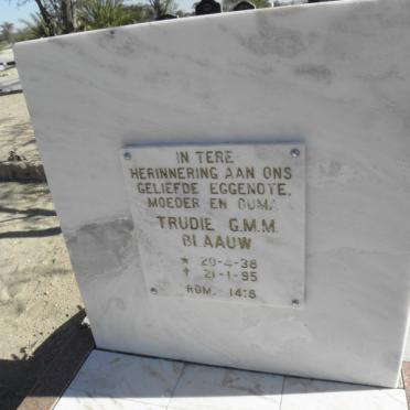 BLAAUW Trudie G.M.M. 1938-1995