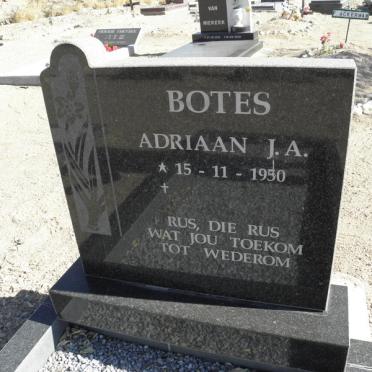 BOTES Adriaan J.A.  1950-