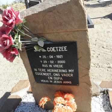 COETZEE Japie 1921-2000