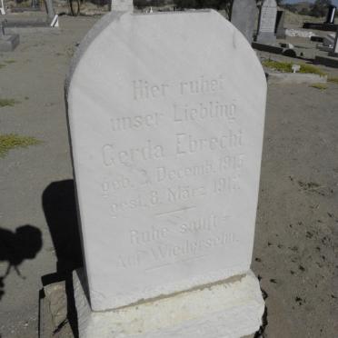 EBRECHT Gerda 1915-1917