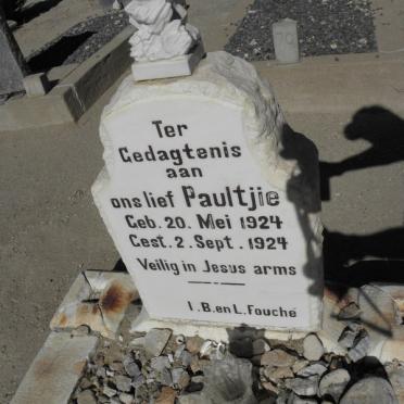 FOUCHE Paultjie 1924-1924