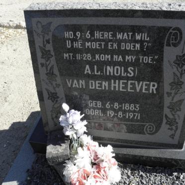 HEEVER A.L., van den 1883-1971