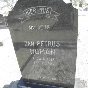 HUMAN Jan Petrus 1915-1967