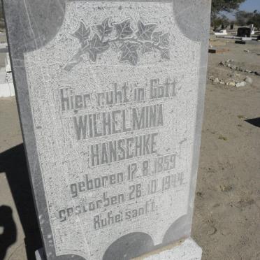 HANSCHKE Wilhelmina 1859-1944