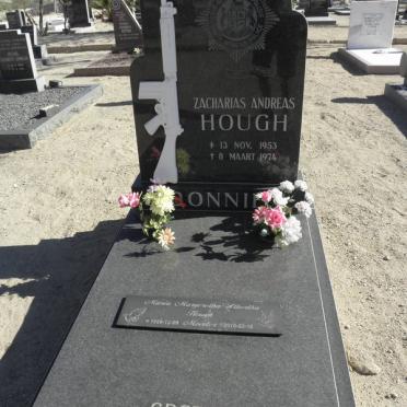 HOUGH Maria Margaretha Albertha 1928-2010 :: HOUGH Zacharias Andreas 1953-1974