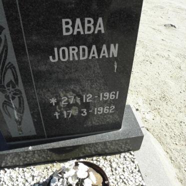 JORDAAN Baba 1961-1962