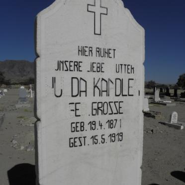 KANDLER Hulda nee GROSSE 1871-1919