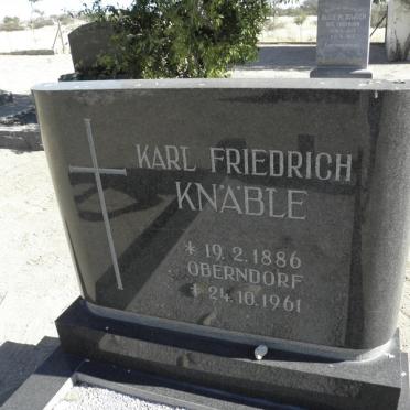 KNABLE Karl Friedrich 1886-1961