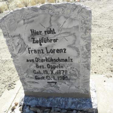 LORENZ Franz 1878-1908