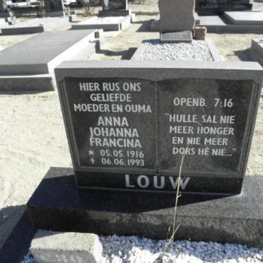 LOUW Anna Johanna Francina 1916-1993