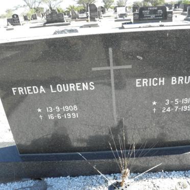 LOURENS Frieda 1908-1991 :: BRUSIUS Erich 1912-1991