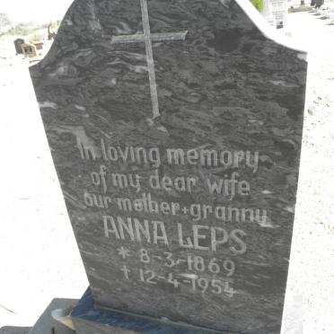 LEPS Anna 1869-1954