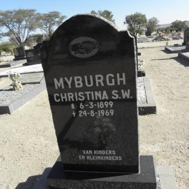 MYBURGH Christina S.W. 1899-1969