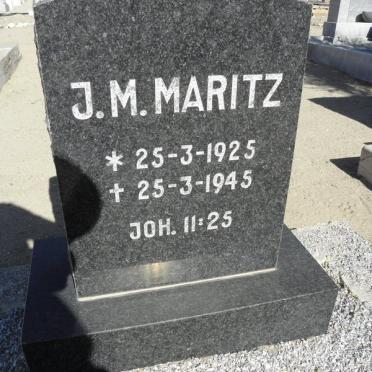 MARITZ J.M. 1925-1945