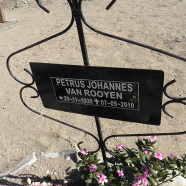 ROOYEN Petrus Johannes, van 1939-2010