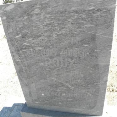 ROUX Jacobus Daniel 1914-1956