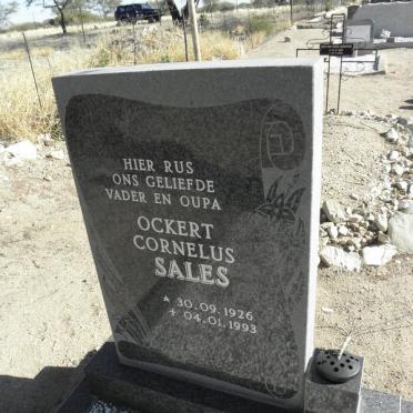 SALES Ockert Cornelus 1926-1993