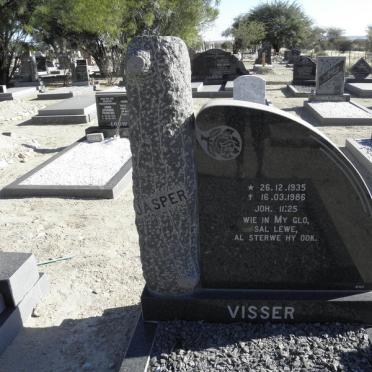 VISSER Jasper 1935-1986