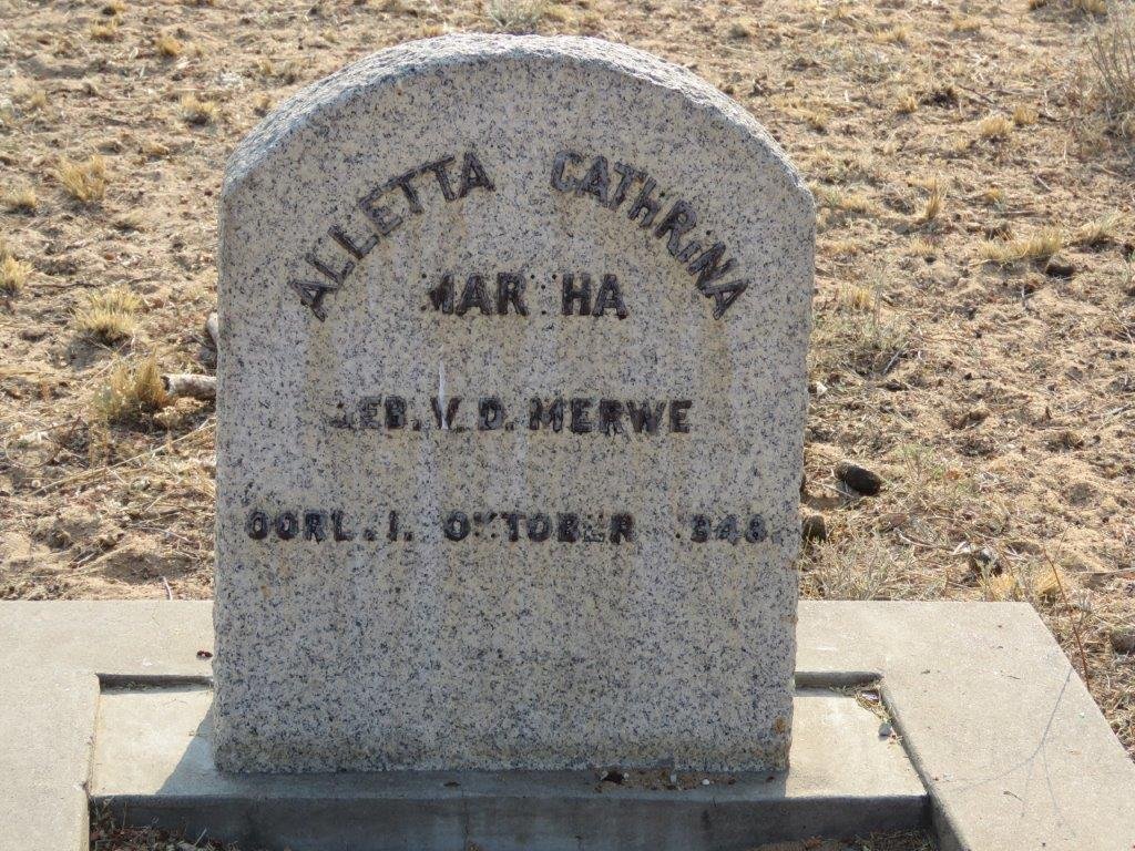 OPPERMAN Alletta Cathrina Martha nee V.D. MERWE -1948