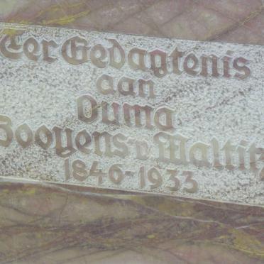 BOOYENS, von MALTITZ 1846-1933