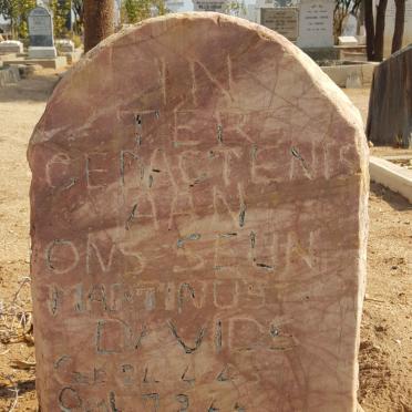 DAVIDS Martinus 1943-1944