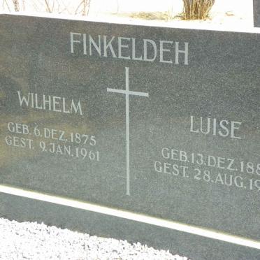 FINKELDEH Wilhelm 1875-1961 &amp; Luise 1886-1964