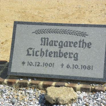 LICHTENBERG Margarethe 1901-1981