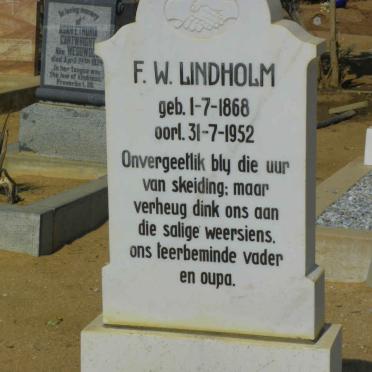 LINDHOLM F.W. 1868-1952