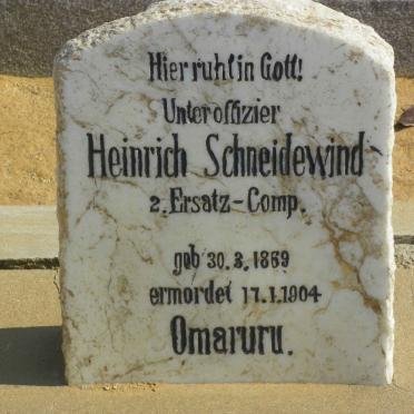 SCHNEIDEWIND Heinrich 1869-1904