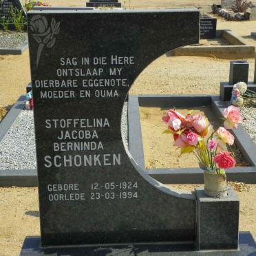 SCHONKEN Stoffelina Jacoba Berninda 1924-1994