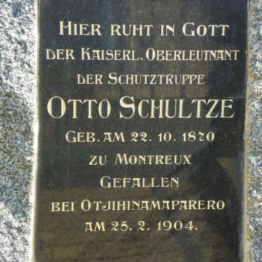 SCHULTZE Otto 1870-1904