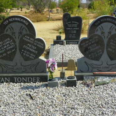 TONDER Pieter Stephanus, van 1944-1993 :: VAN TONDER Pieter Stephanus 1978-2002
