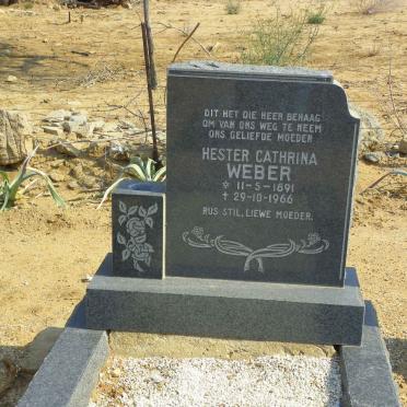 WEBER Hester Cathrina 1891-1966