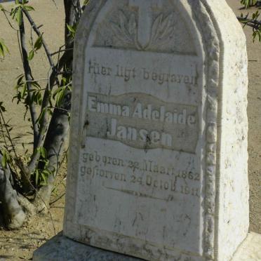 JANSEN Emma Adelaide 18?2-1911