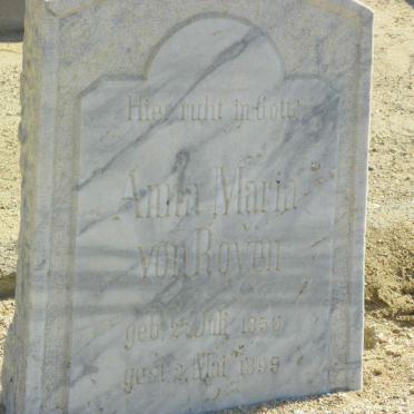 ROYEN Anna Maria, von 1856-1899