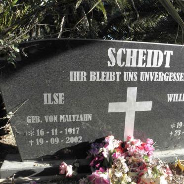 SCHEIDT Willi Karl 1918-1977 &amp; Ilse VON MALTZAHN 1917-2002