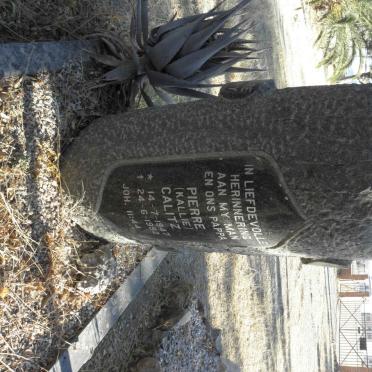 CALITZ Pierre 1947-1992